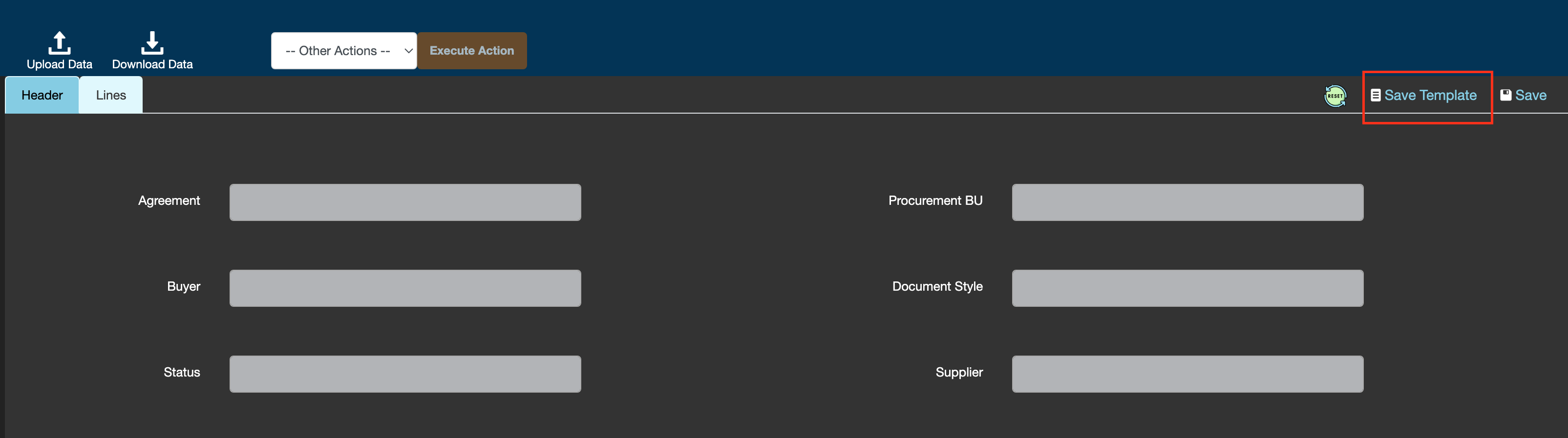 Save as Template Icon